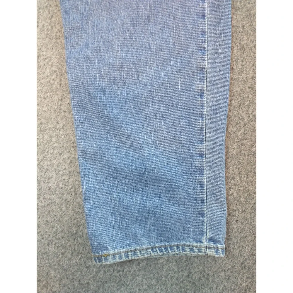 Levis 550 Relaxed Fit Jeans Men 40x35 Light Wash Blue Denim Tapered Leg 550-0260